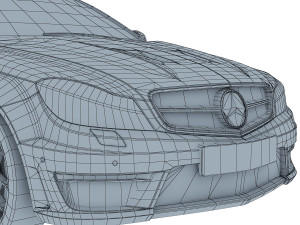 mercedes-benz c63 amg edition 507 3D Model