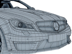 mercedes-benz c63 amg edition 507 3D Model