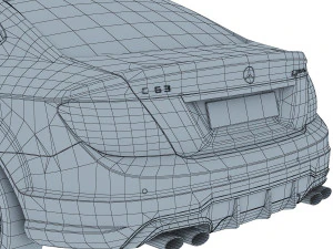 mercedes-benz c63 amg edition 507 3D Model