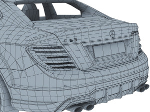 mercedes-benz c63 amg edition 507 3D Model