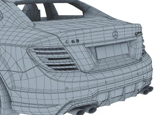 mercedes-benz c63 amg edition 507 3D Model