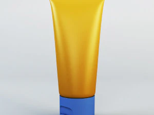 тюбик косметического крема v 1 3D Модель
