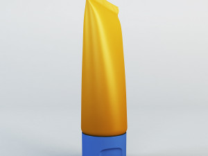 cosmetic cream tube v 1 3Dモデル