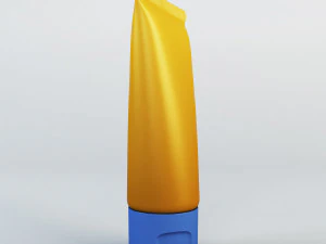cosmetic cream tube v 1 3D Model