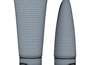 cosmetic cream tube v 1 3D Model
