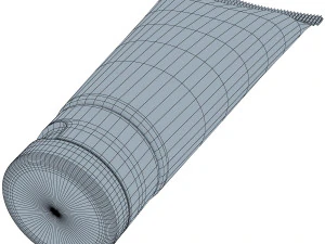 cosmetic cream tube v 1 3D Model