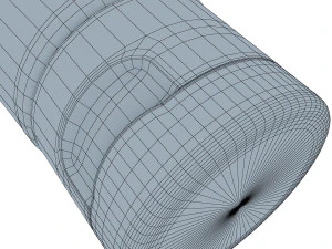 cosmetic cream tube v 1 3D Model