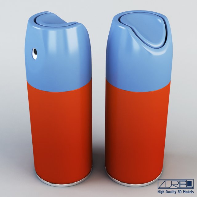 spray can v 1 3D Model .c4d .max .obj .3ds .fbx .stl .blend 