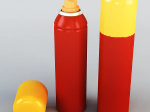 kaleng semprot 150ml Model 3D