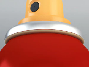 kaleng semprot 150ml Model 3D