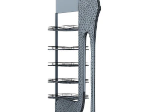 rack shoes v 1 3D Model