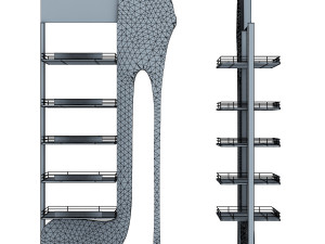 rack shoes v 2 3D-Modell