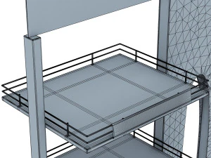 rack shoes v 2 3D Model