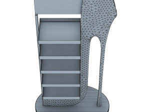 rack shoes v 3 3D मॉडल