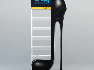 rack shoes v 4 3D Model