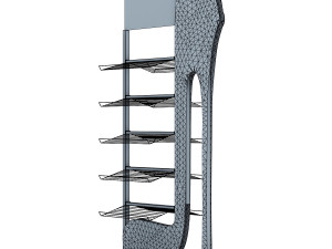 rack shoes v 4 Modelo 3D