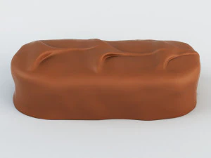 bounty chocolate bar 3D Model