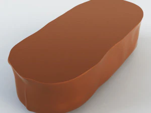 bounty chocolate bar 3D Model