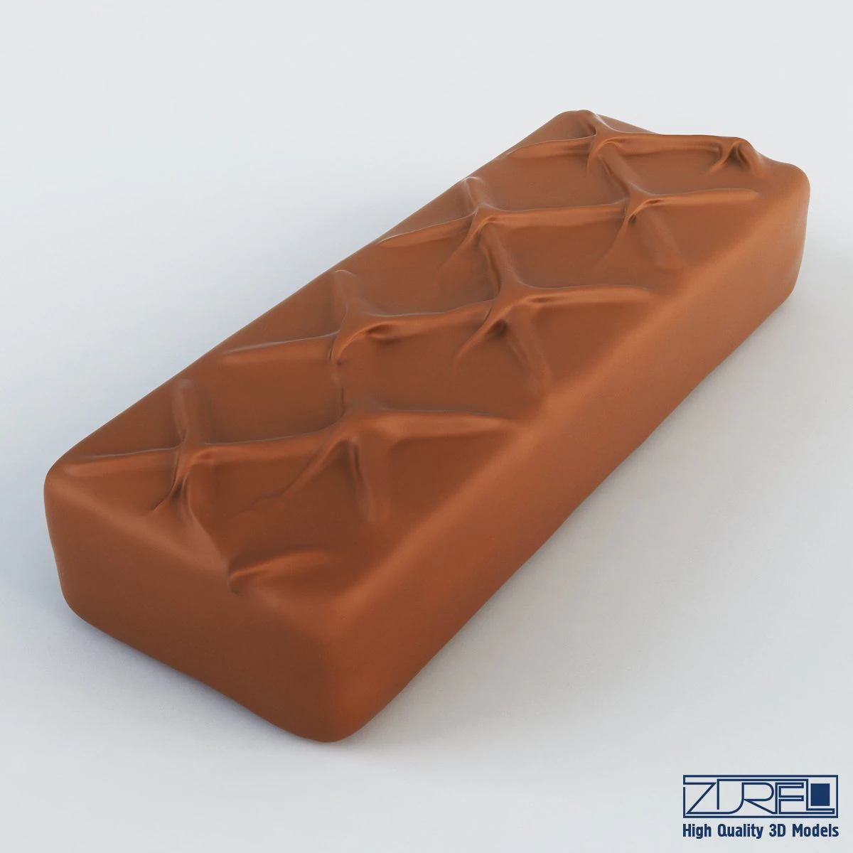 milky way chocolate bar 3D Model .c4d .max .obj .3ds .fbx .stl .blend