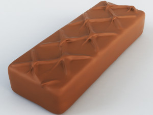 milky way chocolate bar 3D Model