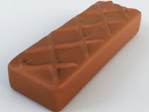 milky way chocolate bar 3D Model