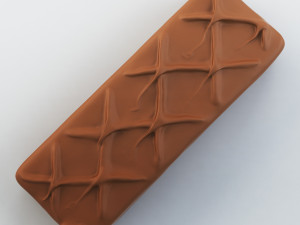 milky way chocolate bar 3D Модель