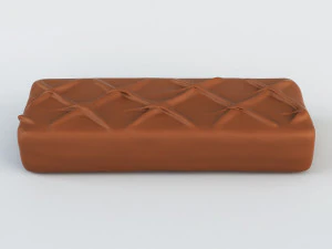 milky way chocolate bar 3D Model