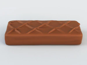 milky way chocolate bar 3D Model