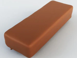 milky way chocolate bar 3D Model