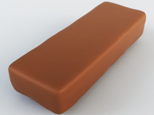 milky way chocolate bar 3D Модель