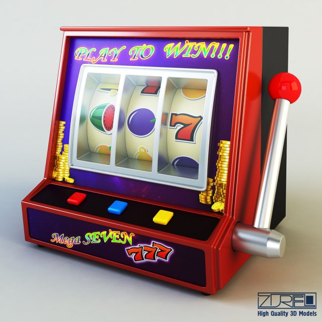 gaming machine Modello 3D .c4d .max .obj .3ds .fbx .stl .blend 