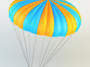 parachute Modello 3D