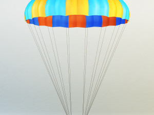 parachute Modello 3D