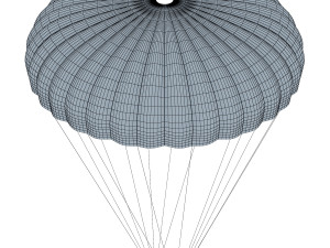 parachute Modello 3D
