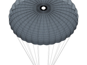 parachute Modello 3D