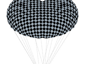 parachute Modello 3D