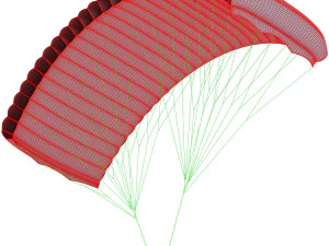 paraglider v 1 3D Model