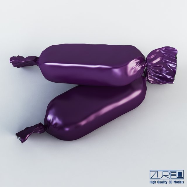 candy wrapper v 2 Modello 3D .c4d .max .obj .3ds .fbx .stl .blend 