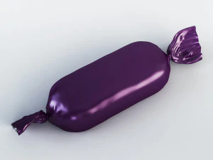 candy wrapper v 2 3D Model
