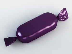 candy wrapper v 2 Modello 3D