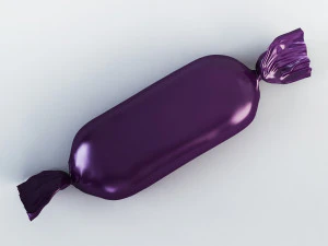 candy wrapper v 2 3D Model