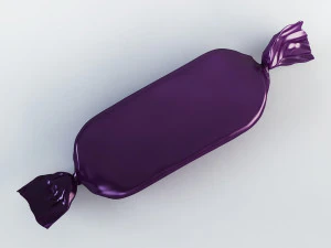 candy wrapper v 2 3D Model