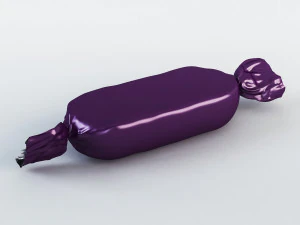 candy wrapper v 2 3D Model