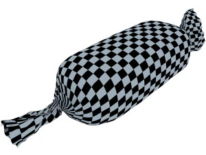 candy wrapper v 2 3D Model