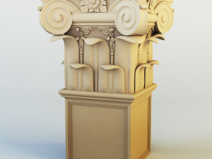 column capital 3D Model