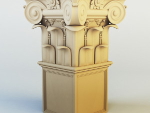 column capital 3D Model