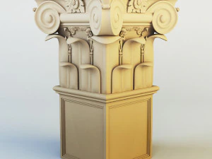 column capital 3D Model