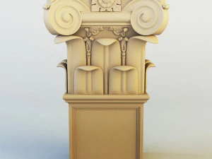 column capital 3D Model