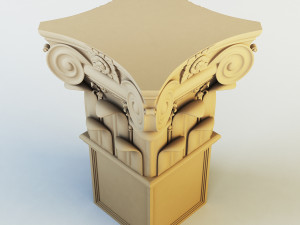 column capital 3D Model