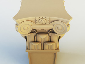 column capital 3D Model